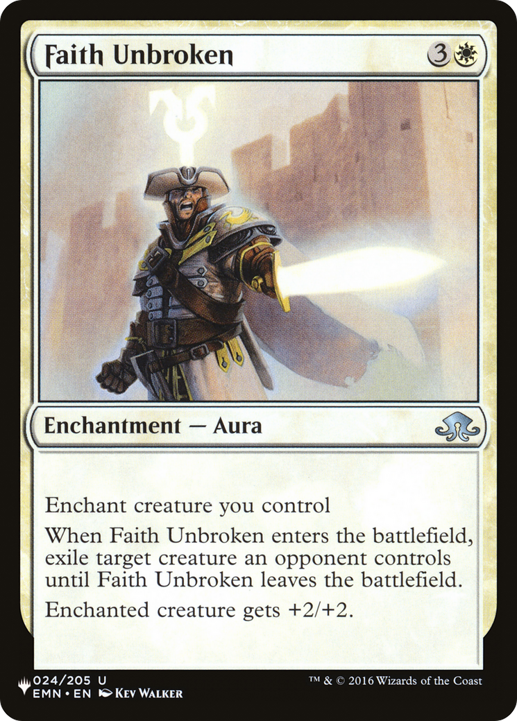 Faith Unbroken [The List] | Grognard Games