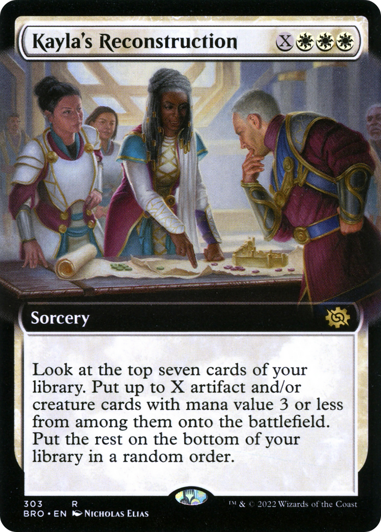 Kayla's Reconstruction (Extended Art) [The Brothers' War] | Grognard Games