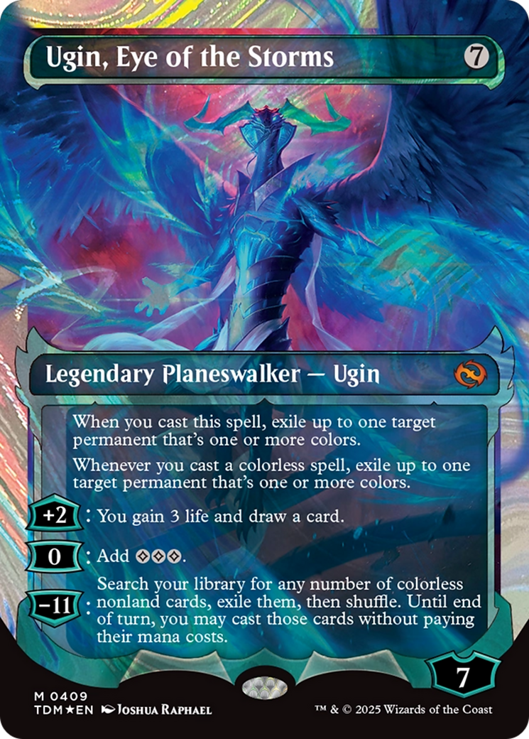 Ugin, Eye of the Storms (Showcase) (Halo Foil) [Tarkir: Dragonstorm] | Grognard Games
