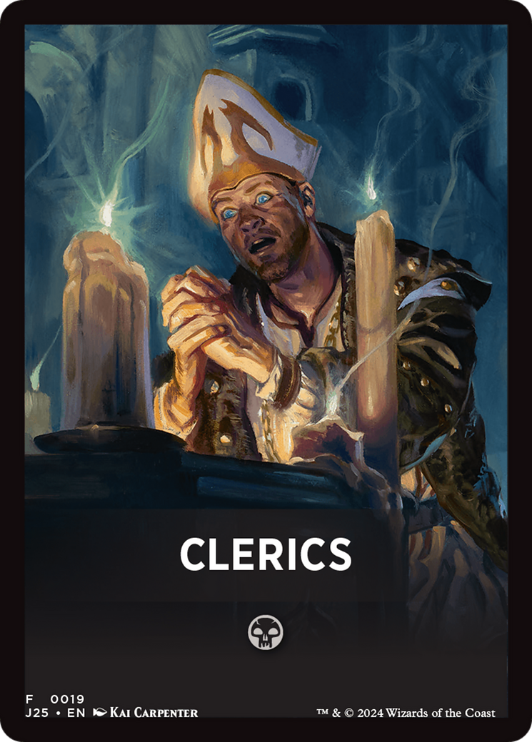 Clerics Theme Card [Foundations Jumpstart Front Cards] | Grognard Games
