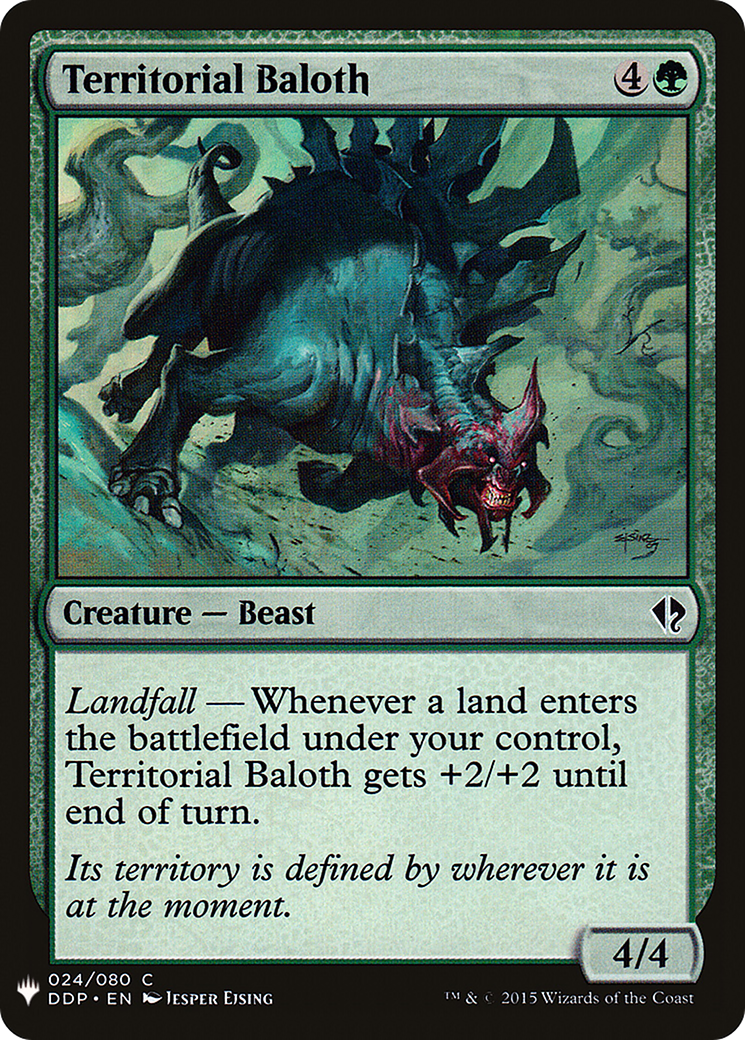 Territorial Baloth [Mystery Booster] | Grognard Games