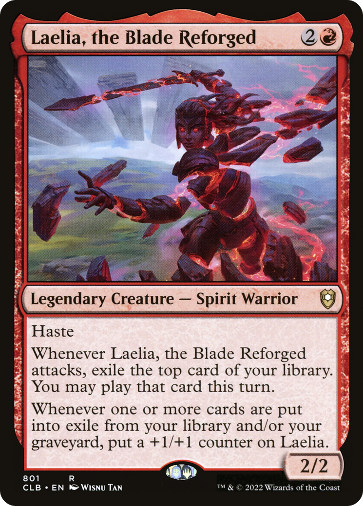 Laelia, the Blade Reforged [Commander Legends: Battle for Baldur's Gate] | Grognard Games