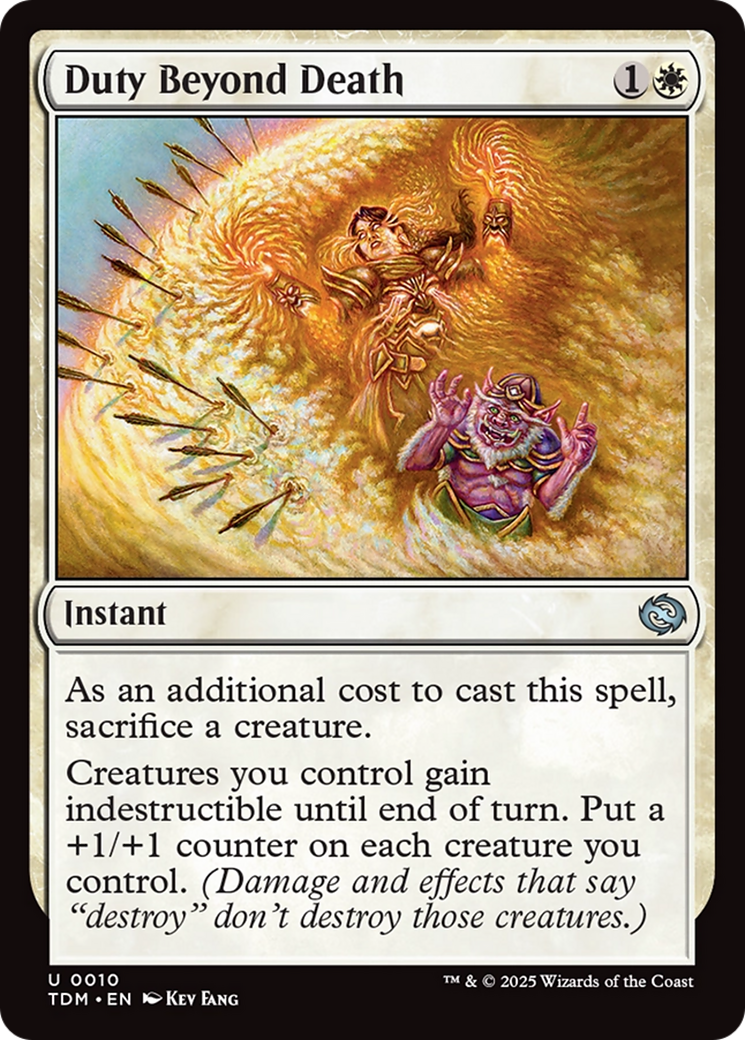 Duty Beyond Death [Tarkir: Dragonstorm] | Grognard Games