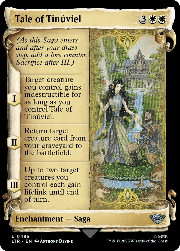 Tale of Tinuviel [The Lord of the Rings: Tales of Middle-Earth Showcase Scrolls] | Grognard Games