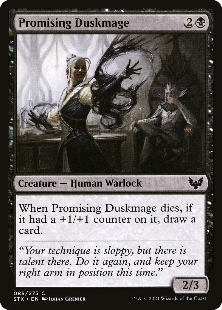 Promising Duskmage [Strixhaven: School of Mages] | Grognard Games
