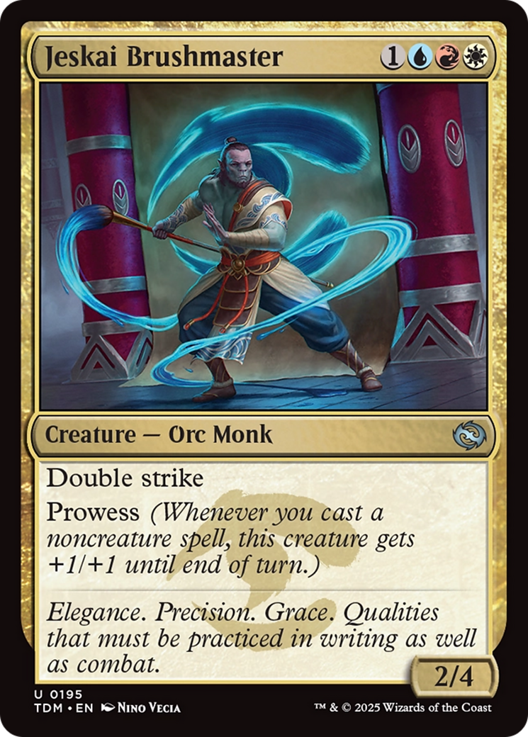 Jeskai Brushmaster (TDM-195) - Tarkir: Dragonstorm | Grognard Games