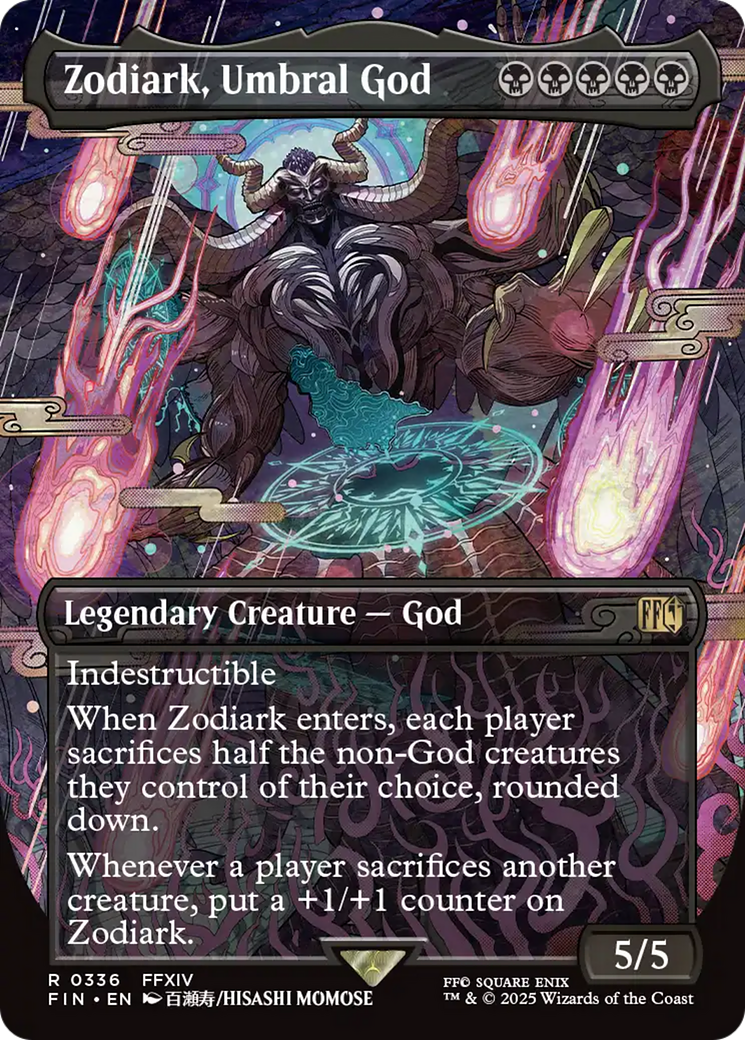 Zodiark, Umbral God (Borderless) [FINAL FANTASY] | Grognard Games