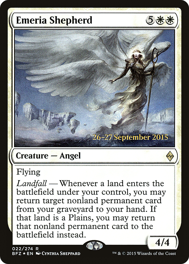 Emeria Shepherd  [Battle for Zendikar Prerelease Promos] | Grognard Games
