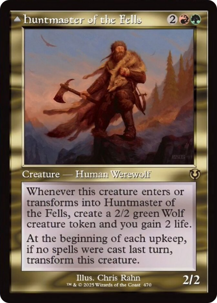 Huntmaster of the Fells // Ravager of the Fells (Retro Frame) [Innistrad Remastered] | Grognard Games