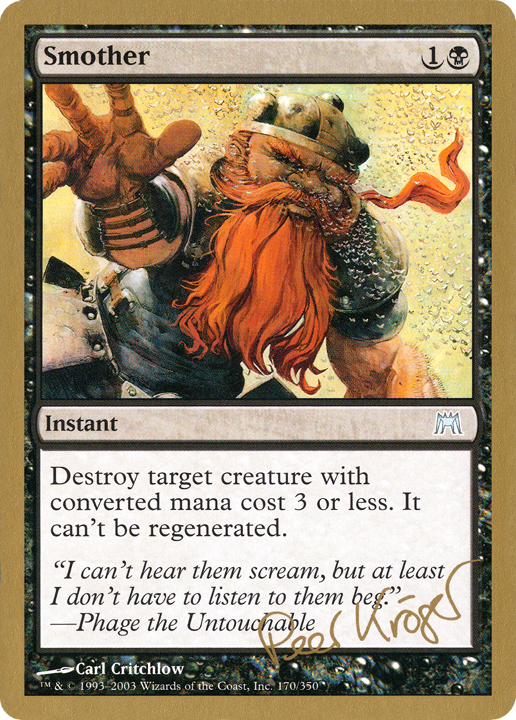 Smother (Peer Kroger) [World Championship Decks 2003] | Grognard Games