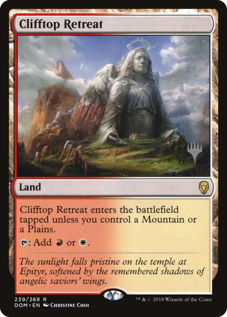 Clifftop Retreat (Promo Pack) [Dominaria Promos] | Grognard Games