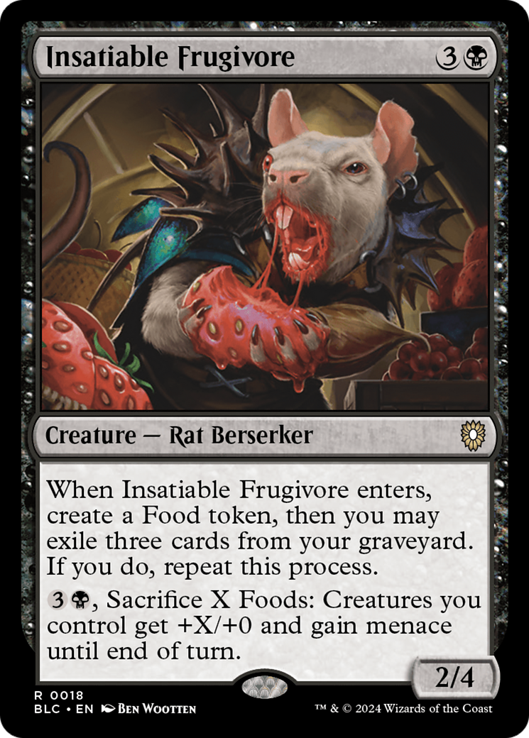 Insatiable Frugivore [Bloomburrow Commander] | Grognard Games