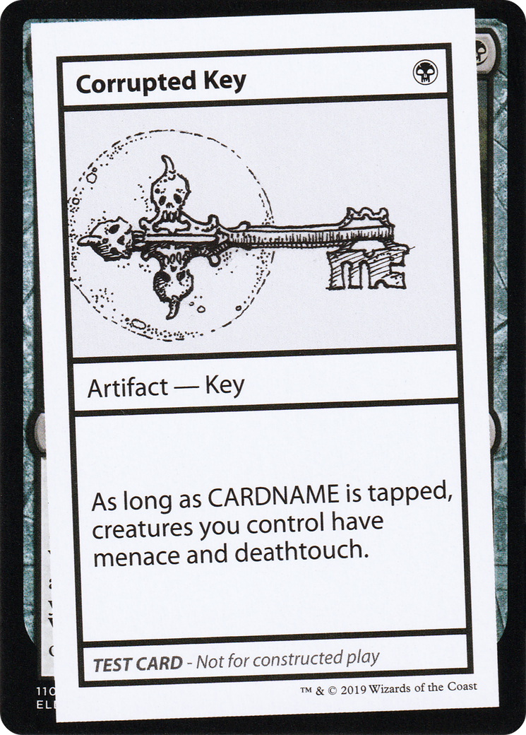 Corrupted Key (2021 Edition) [Mystery Booster Playtest Cards] | Grognard Games