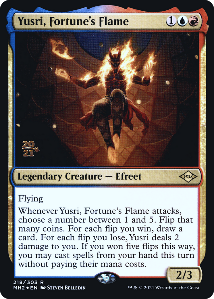 Yusri, Fortune's Flame [Modern Horizons 2 Prerelease Promos] | Grognard Games