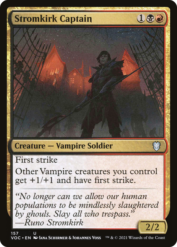 Stromkirk Captain [Innistrad: Crimson Vow Commander] | Grognard Games