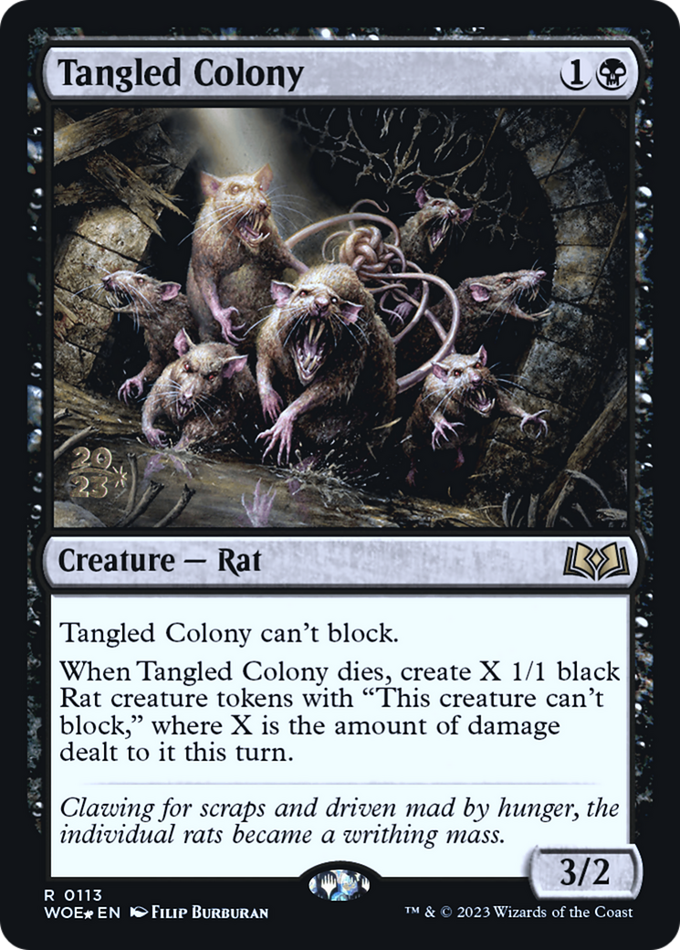 Tangled Colony [Wilds of Eldraine Prerelease Promos] | Grognard Games