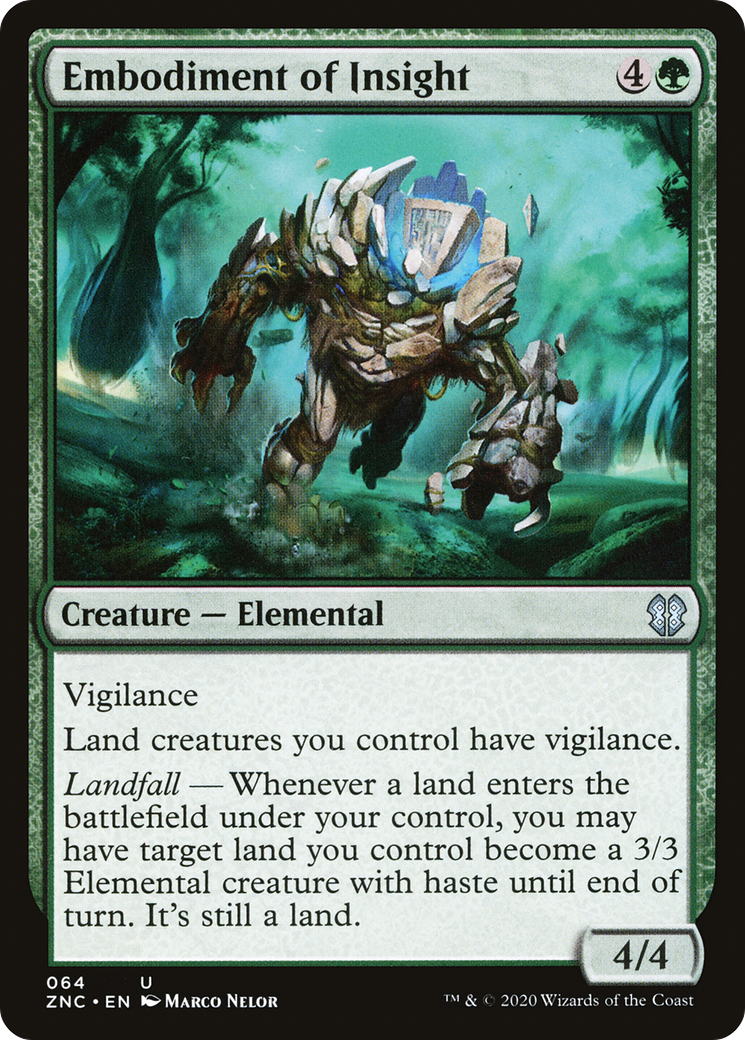 Embodiment of Insight [Zendikar Rising Commander] | Grognard Games