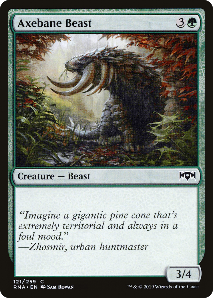 Axebane Beast [Ravnica Allegiance] | Grognard Games