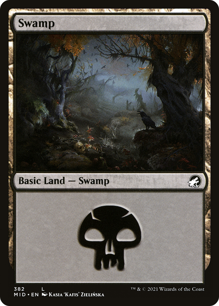 Swamp (382) [Innistrad: Midnight Hunt] | Grognard Games