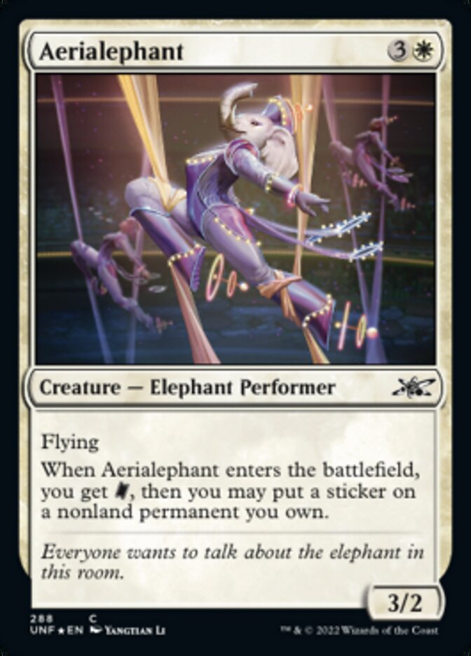 Aerialephant (Galaxy Foil) [Unfinity] | Grognard Games