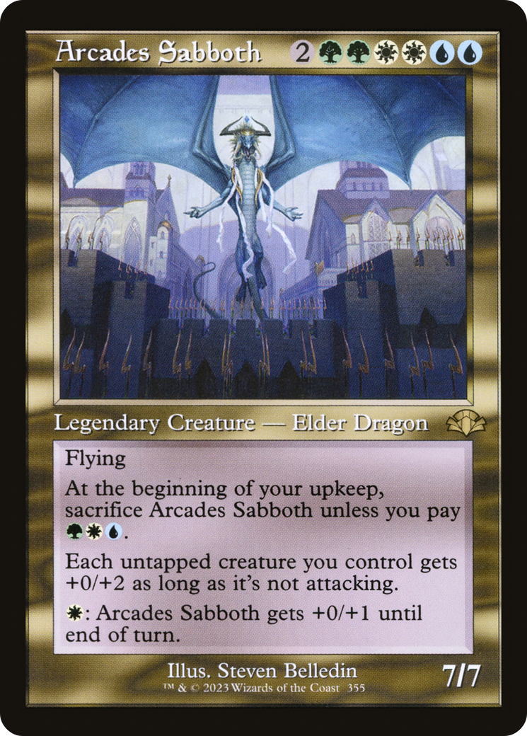 Arcades Sabboth (Retro) [Dominaria Remastered] | Grognard Games
