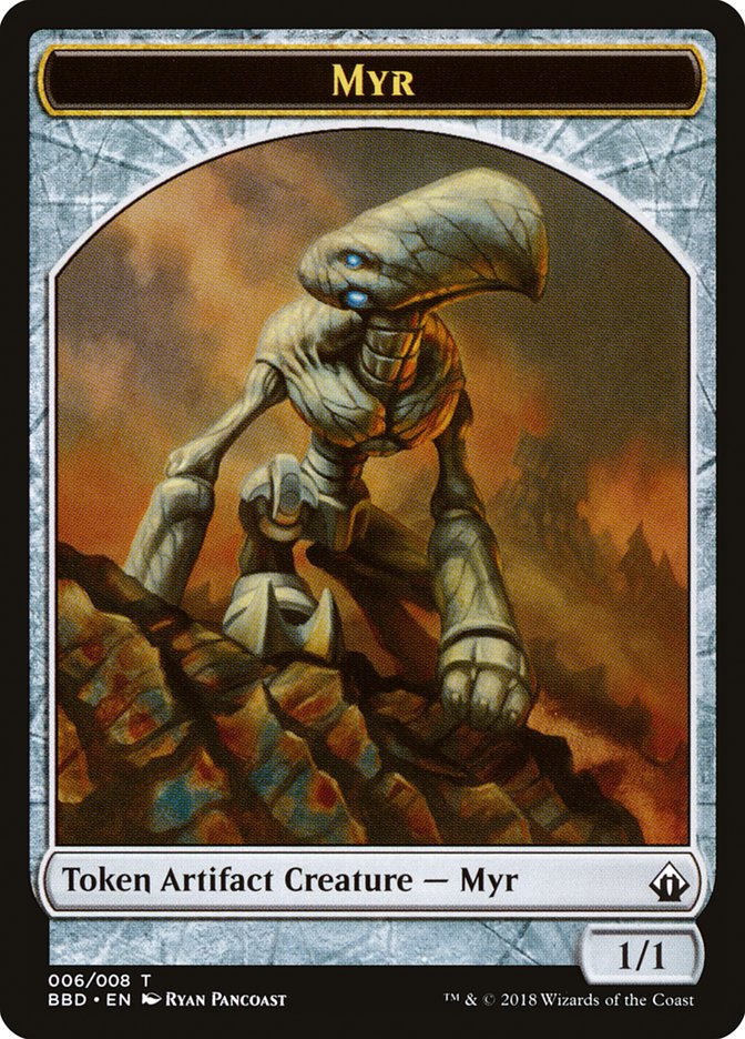 Myr Token [Battlebond Tokens] | Grognard Games