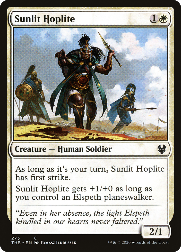 Sunlit Hoplite [Theros Beyond Death] | Grognard Games