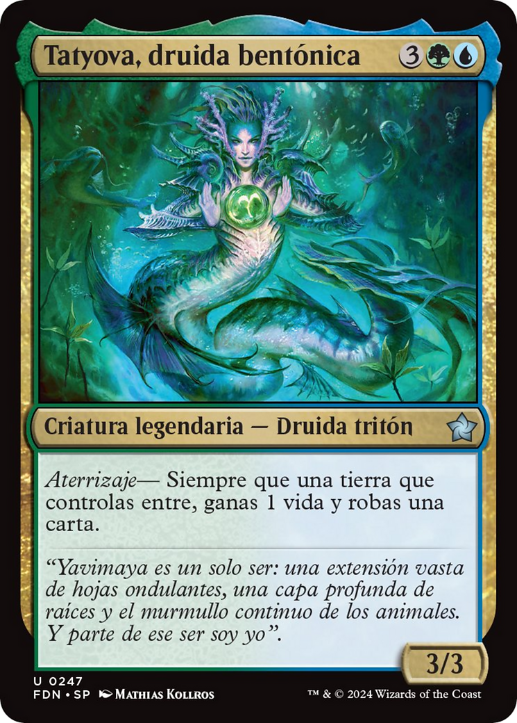 Tatyova, Benthic Druid [Foundations] | Grognard Games