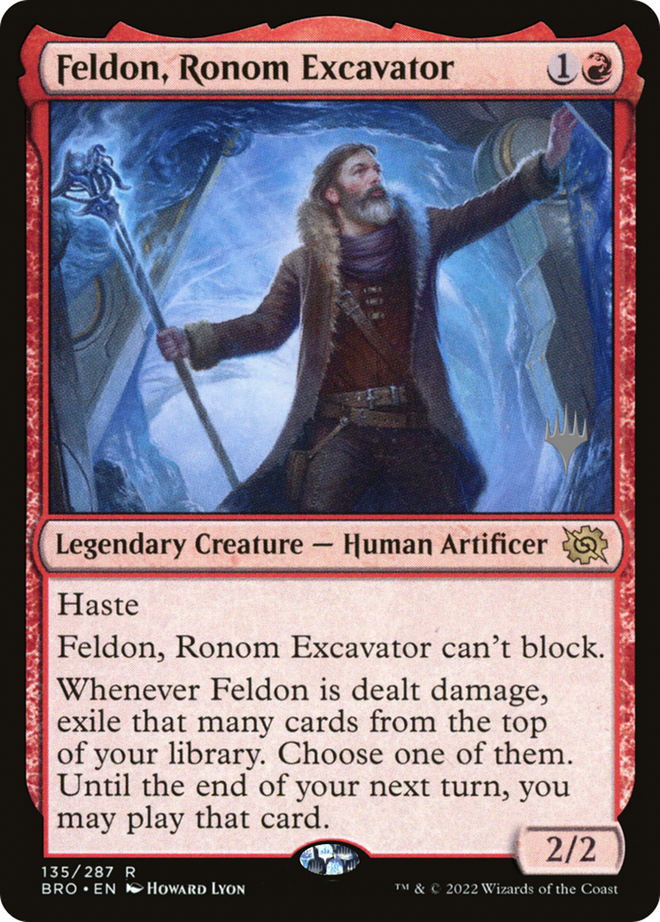 Feldon, Ronom Excavator (Promo Pack) [The Brothers' War Promos] | Grognard Games