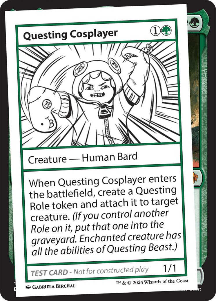 Questing Cosplayer [Mystery Booster 2 Playtest Cards] | Grognard Games