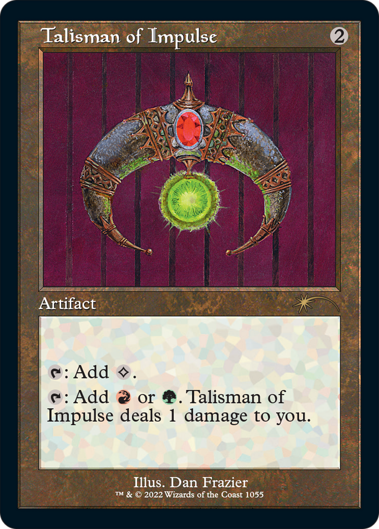 Talisman of Impulse (SLD-1055) - Secret Lair Drop Etched Foil | Grognard Games