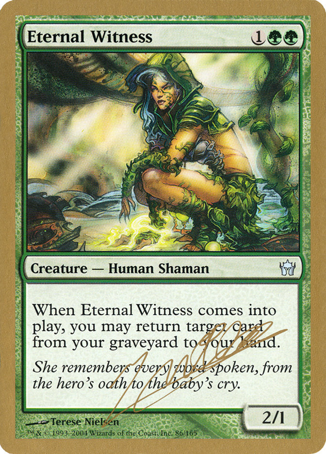 Eternal Witness (Julien Nuijten) [World Championship Decks 2004] | Grognard Games