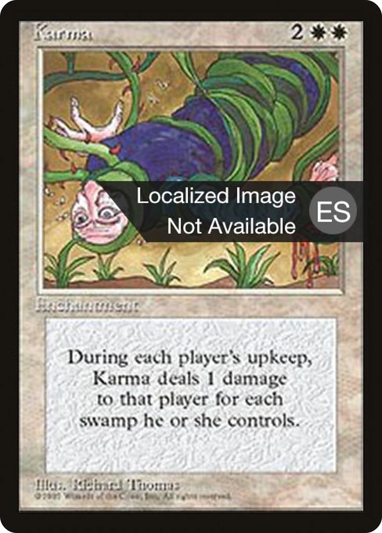 Karma [Fourth Edition (Foreign Black Border)] | Grognard Games