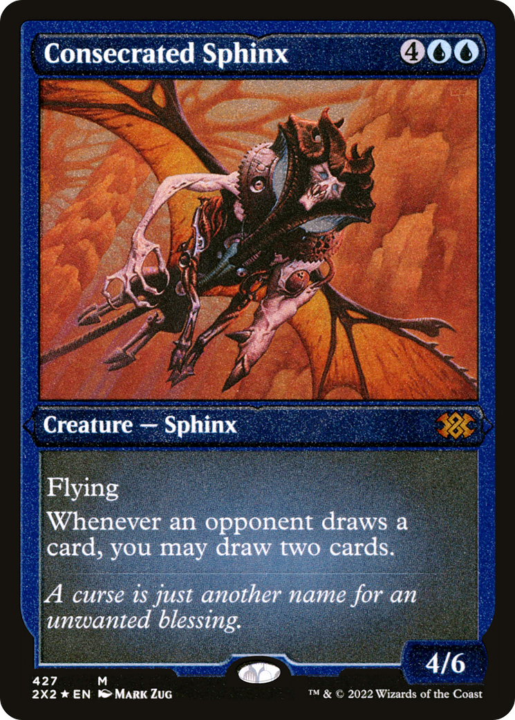 Consecrated Sphinx (Foil Etched) (2X2-427) - Double Masters 2022 Foil | Grognard Games