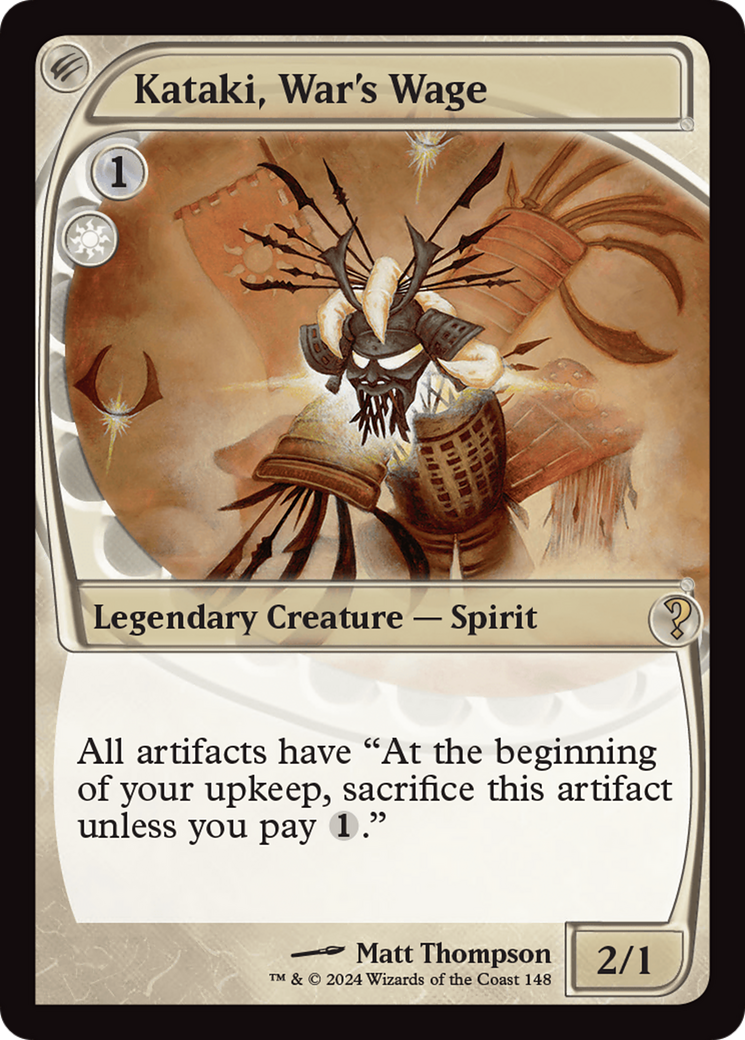 Kataki, War's Wage (Future Sight) [Mystery Booster 2] | Grognard Games