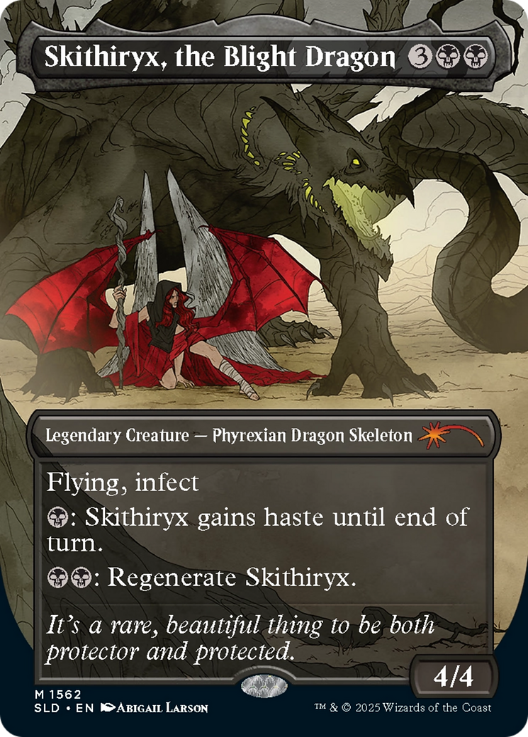 Skithiryx, the Blight Dragon (SLD-1562) - Secret Lair Drop (Borderless) | Grognard Games