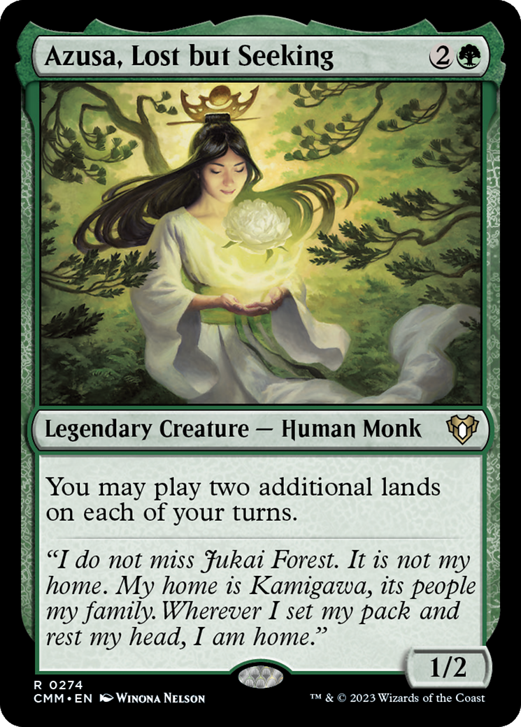 Azusa, Lost but Seeking [Commander Masters] | Grognard Games