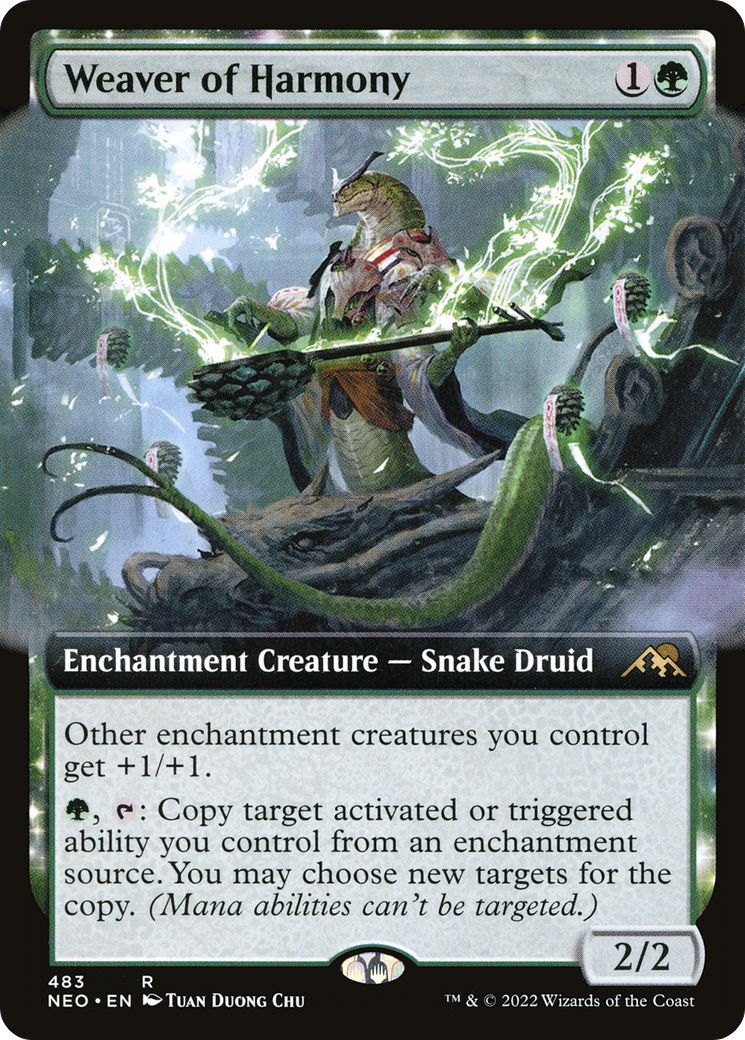 Weaver of Harmony (Extended Art) [Kamigawa: Neon Dynasty] | Grognard Games