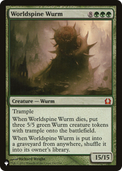 Worldspine Wurm [The List] | Grognard Games