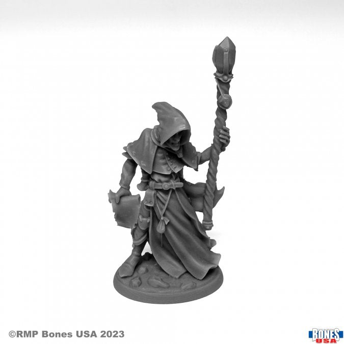 Reaper Legends 30101 Satheras, Elf Warlock | Grognard Games