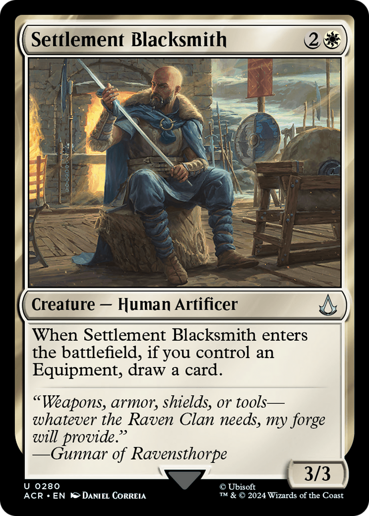 Settlement Blacksmith (ACR-280) - Assassin's Creed Foil | Grognard Games