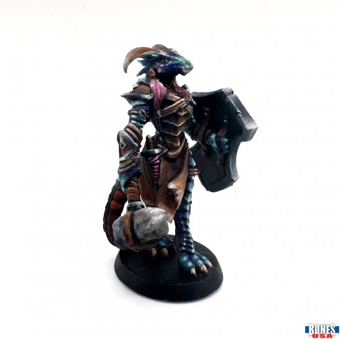 Reaper Legends 30147 DragonFolk Paladin | Grognard Games