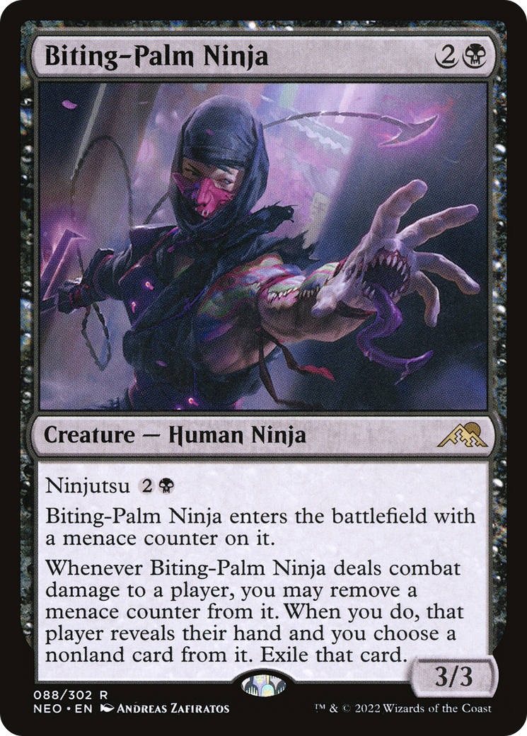 Biting-Palm Ninja [Kamigawa: Neon Dynasty] | Grognard Games