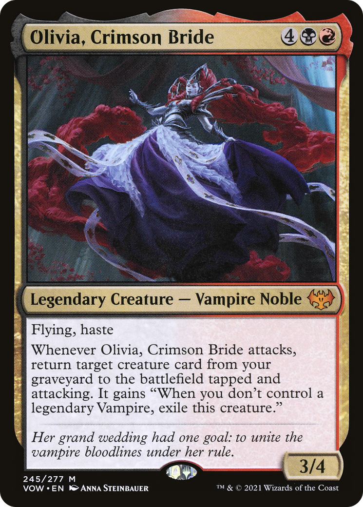 Olivia, Crimson Bride [Innistrad: Crimson Vow] | Grognard Games