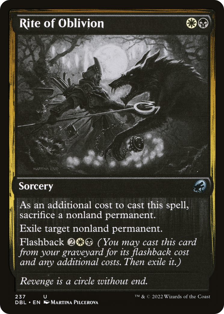 Rite of Oblivion [Innistrad: Double Feature] | Grognard Games