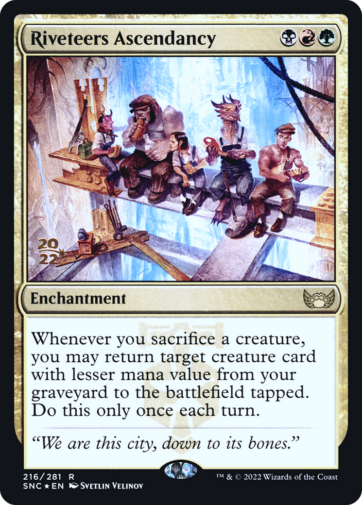 Riveteers Ascendancy [Streets of New Capenna Prerelease Promos] | Grognard Games