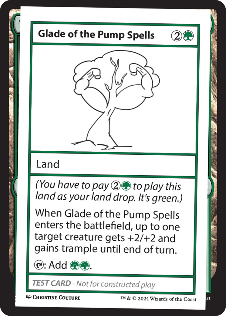 Glade of the Pump Spells [Mystery Booster 2 Playtest Cards] | Grognard Games