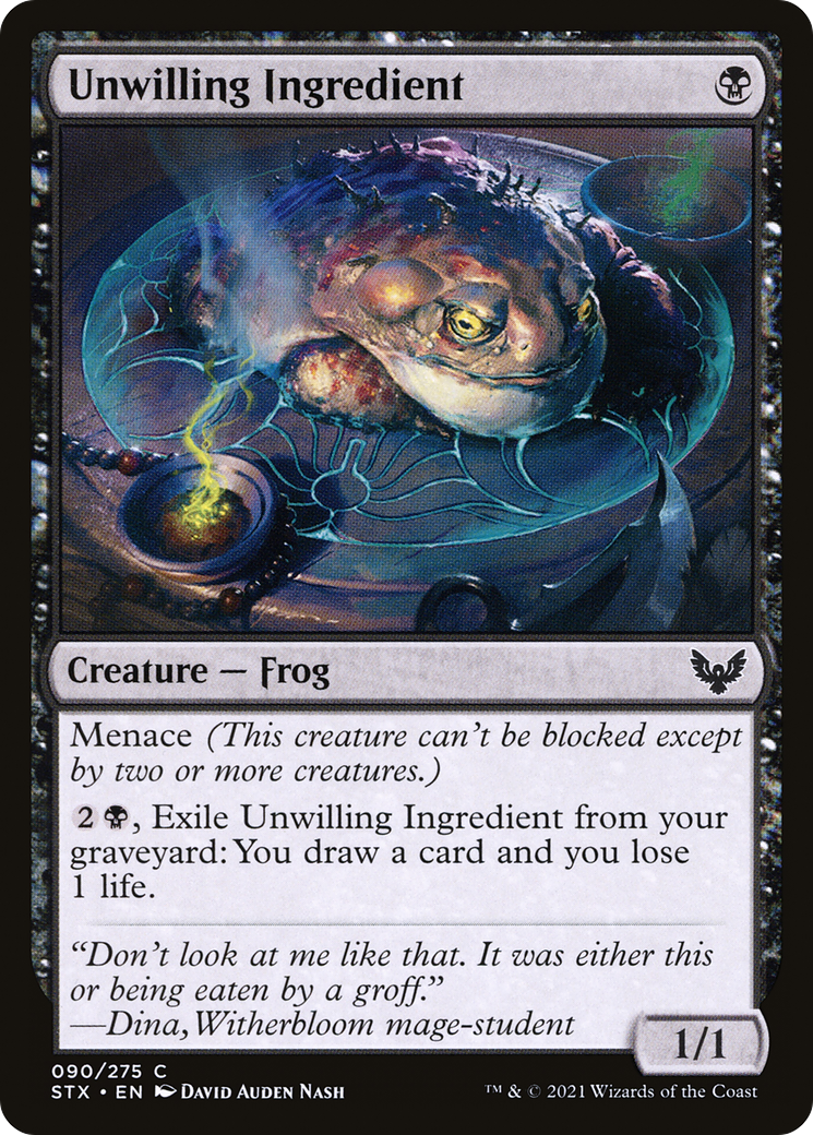 Unwilling Ingredient [Strixhaven: School of Mages] | Grognard Games
