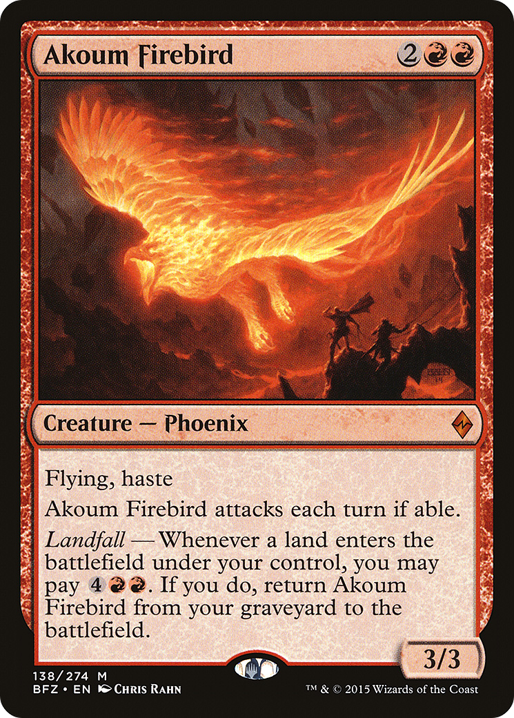 Akoum Firebird [Battle for Zendikar] | Grognard Games