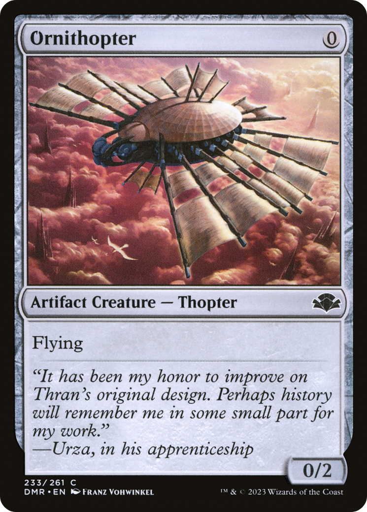 Ornithopter [Dominaria Remastered] | Grognard Games